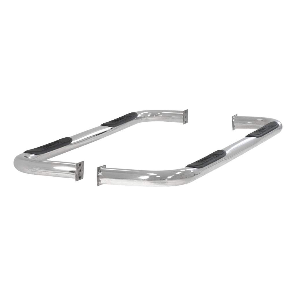 3" Round Polished Stainless Side Bars Select Dodge Ram 1500