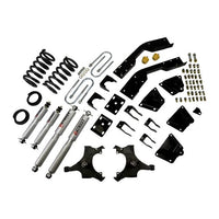 BELLTECH 968SP LOWERING KITS  Front And Rear Complete Kit W/ Street Performance Shocks 1995-1999 Chevrolet Suburban C2500 (6 Lug) 2 in. to 5 in. F/ 7 in. R drop W/ Street Performance Shocks