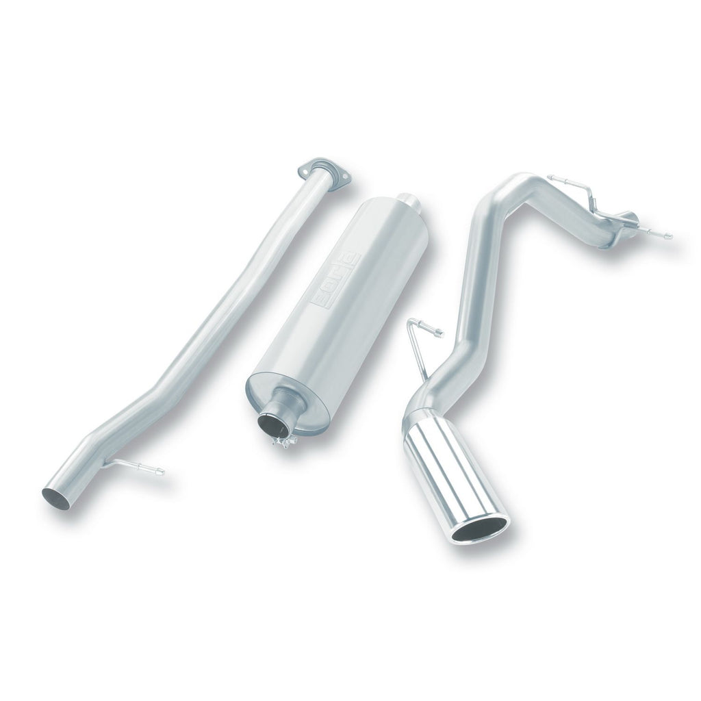Borla 140230 | Borla Touring Cat-Back  Exhaust System for 2007-2008 Chevrolet Silverado 1500/GMC Sierra 1500 4.8L/5.3L/6.0L V8 Automatic/Manual Transmission; 2 and 4WD; Ext Cab-Std Bed (78.7")/Crew Cab-Short Bed (69.3").