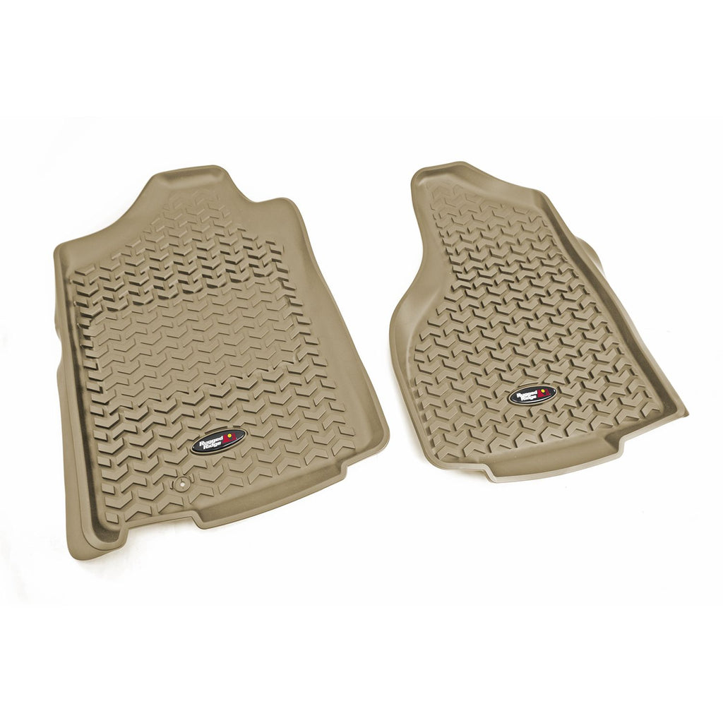 Rugged Ridge 83903.01 | Floor Liners, Front, Tan; 02-11 Dodge Ram 1500/2500/3500