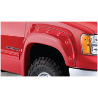 Bushwacker 40105-02 Black Cutout Style Smooth Finish Front Fender Flares for 2007-2013 Sierra 1500; 2007-2014 Sierra 2500 HD