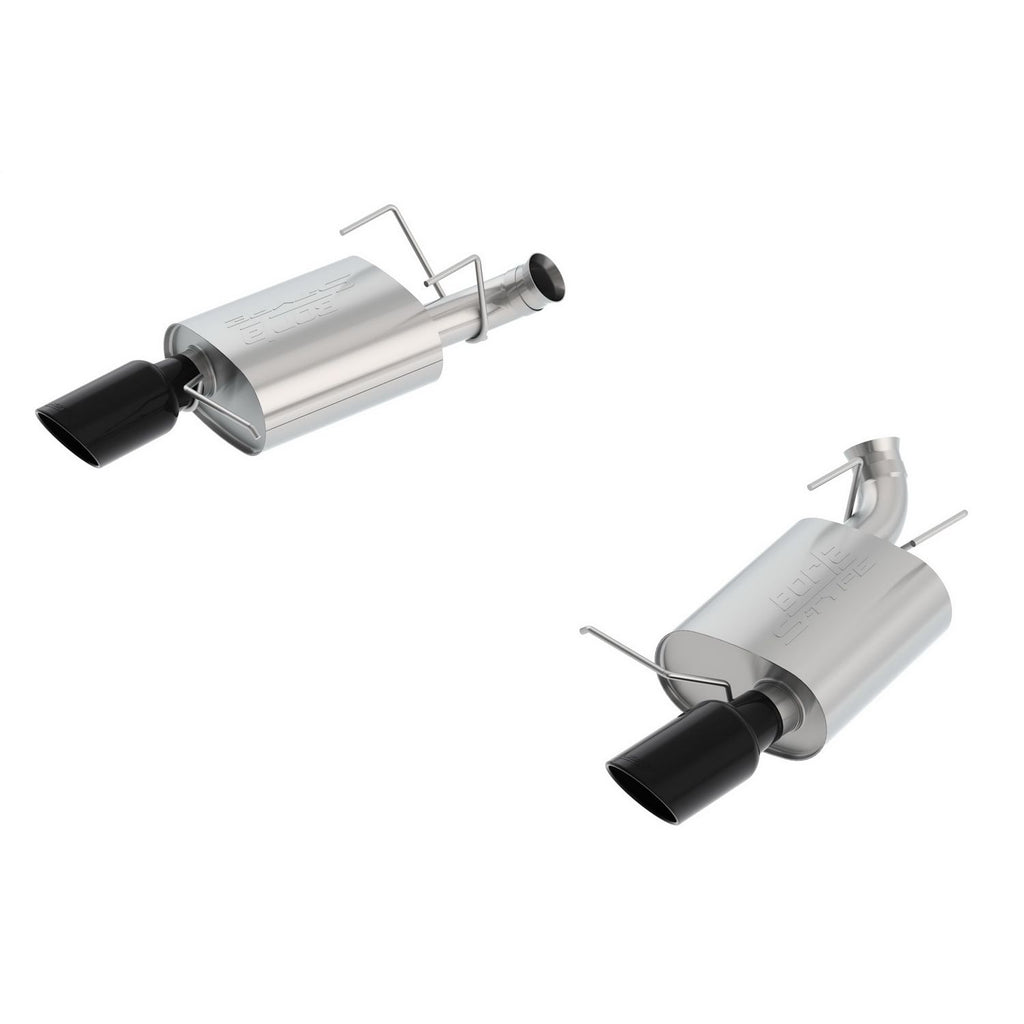 Borla 11837BC | Borla S-Type Axle-Back Exhaust System for 2013-2014 Ford Mustang GT/ 2013-2014 Boss 302 5.0L V8 Automatic; Manual Transmission; Rear Wheel Drive 2-Door Coupe; Convertible.