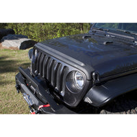 Auto Ventshade (AVS) 436148 Aeroskin II Textured Black Flush Mount Hood Protector for 2020 Jeep Gladiator 2018-2020 Jeep Wrangler JL