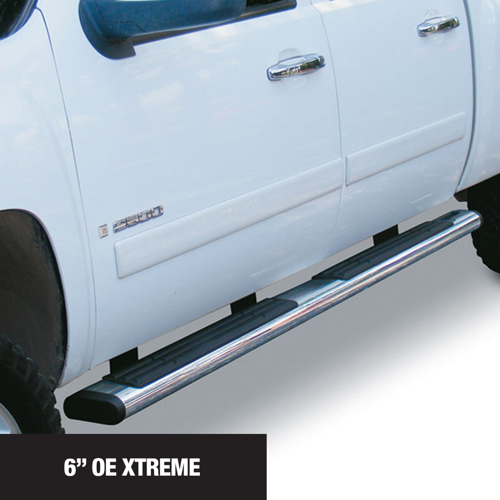 Go Rhino - 660061PS - 6in OE Xtreme Stainless SideSteps - 61in Long - Bars Only