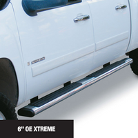Go Rhino - 686415580PS - 6in OE Xtreme Stainless SideSteps Kit - 87in Long + Brackets